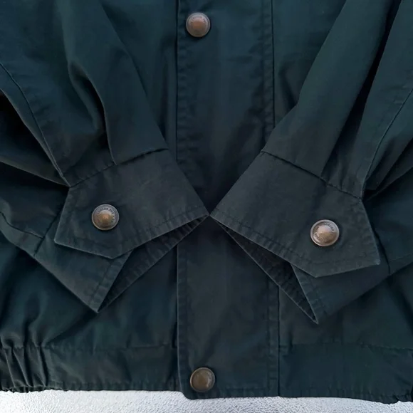 London Fog Green and Navy Blue Bomber Jacket with Removable Liner, Men's Medium - Picture 7 of 10